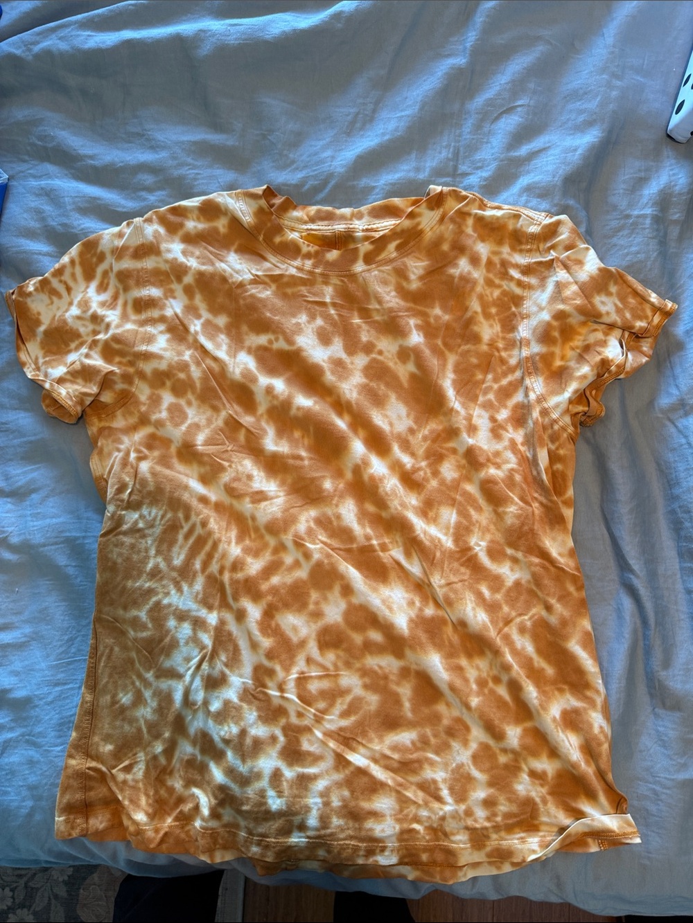 Lululemon Women's Tie-Dye Short Sleeve Tee - Orange